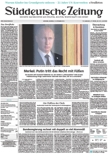Süddeutsche Zeitung vom Dienstag, 18. November 2014