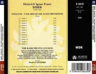 Manfredo Kraemer, The Rare Fruits Council - Biber: Sonatae - tam aris quam aulis servientes (1998)