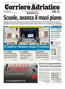 Corriere Adriatico Macerata - 22 Ottobre 2023