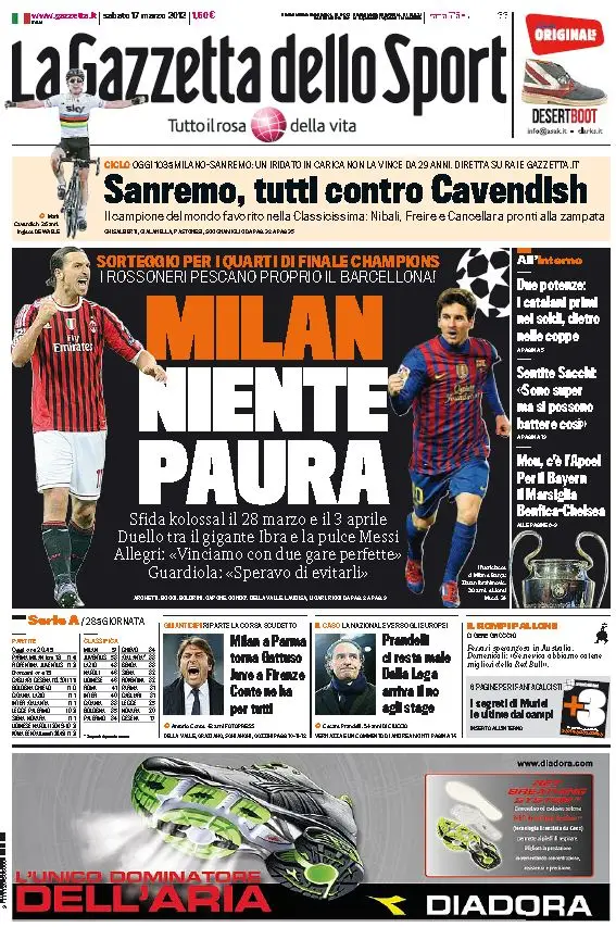 La Gazzetta dello Sport (17-03-12)