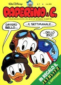 Walt Disney - Paperino & C. N. 7 (1981)