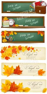 Autumn & school banners