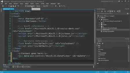 Lynda - Building a Windows Store Game Using HTML and JavaScript [repost]