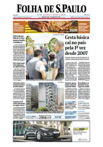 Jornal Folha de São Paulo - 7 de agosto de 2013 - Quarta