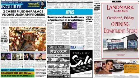 Philippine Daily Inquirer – October 04, 2017