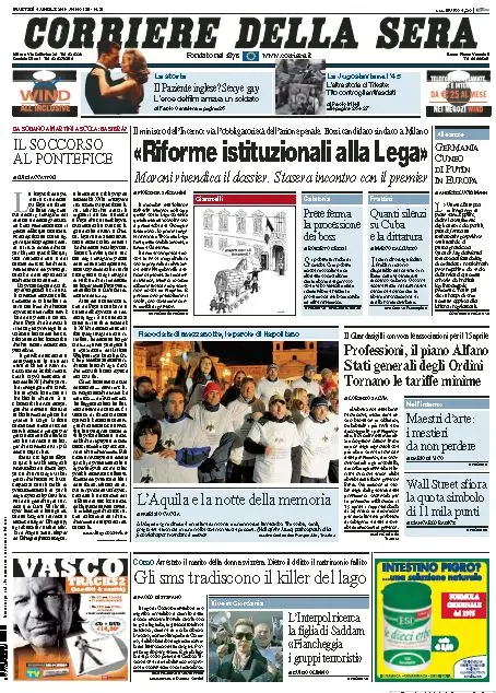 Il Corriere della Sera (07-04-10)