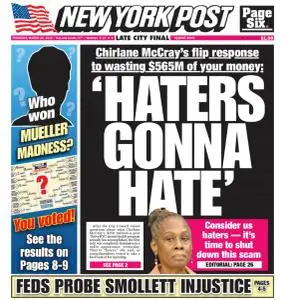 New York Post - March 28, 2019