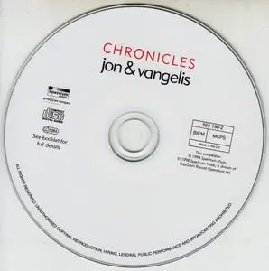 Jon & Vangelis - Chronicles (1994) {1998, Reissue}