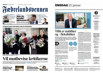 Fædrelandsvennen – 23. januar 2019