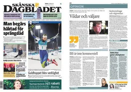 Skånska Dagbladet – 14 februari 2018