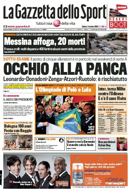 La Gazzetta dello Sport (03-10-09)