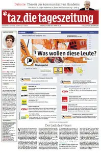 Tageszeitung TAZ vom 27 März 2012