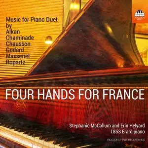 Stephanie Mccallum - Four Hands for France - Music for Piano Duet (2021) [Official Digital Download 24/96]