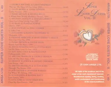 VA - Super Love Duets Vol. II (1994) {Arisa Ltd.}