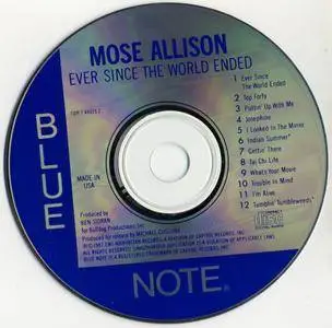 Mose Allison - Ever Since The World Ended (1987) {Blue Note CDP 7 48015 2}