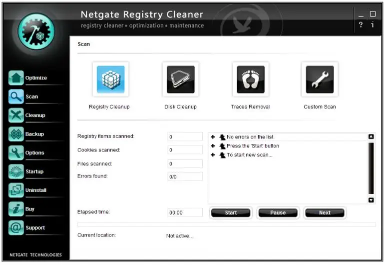 NETGATE Registry Cleaner v1.0.705.0 portable