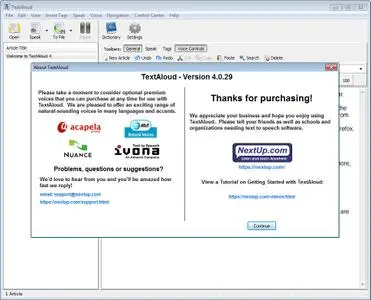 NextUp TextAloud 4.0.29