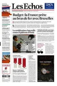 Les Echos Du Lundi 13 Octobre 2014
