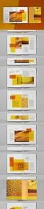 Yellow Color Palette Brochure Layout Template P7M5J5H