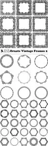 Vectors - Ornate Vintage Frames 2