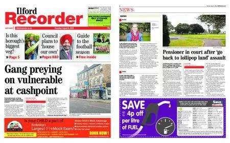 Ilford Recorder – August 09, 2018