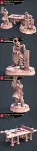 STL Miniatures - Human Carpenter