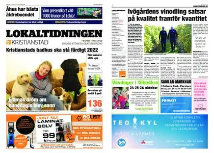 Lokaltidningen Kristianstad – 19 oktober 2019
