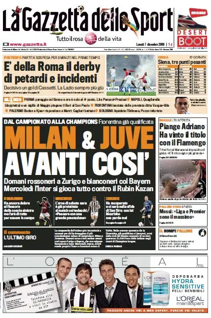 La Gazzetta dello Sport (07-12-09)