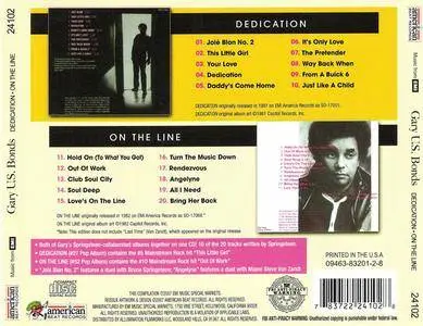 Gary U.S. Bonds - Dedication/On The Line (1981/1982) {2007 American Beat} **[RE-UP]**