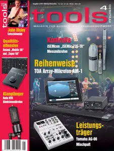 Tools 4 Music Magazin für Bühnen und Studioequipment Oktober November No 05 2015
