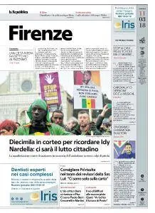 la Repubblica Firenze - 11 Marzo 2018