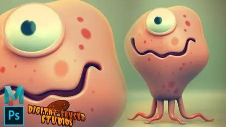Creating a Cartoon Octopus Monster in Maya 2020