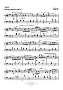 Valse - Op. 70 N°2