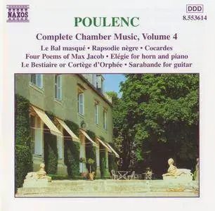 Poulenc - Complete Chamber Music, Vol.4 - Alexandre Tharaud et al. (2000) {Naxos 8.553614}