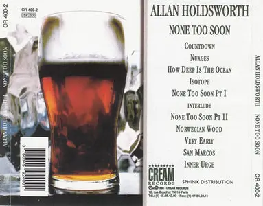 Allan Holdsworth - None Too Soon (1996) [Repost]