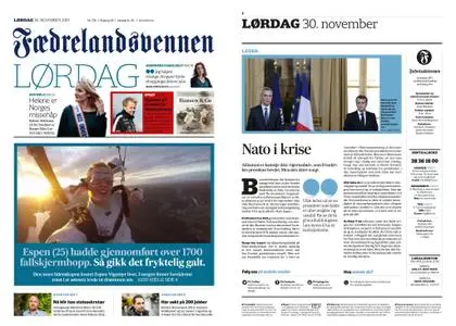 Fædrelandsvennen – 30. november 2019