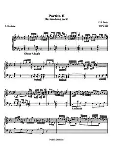BachJS - Six Partitas (Clavierubung part I): No. 2