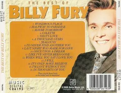 Billy Fury - The Best Of Billy Fury (1999)