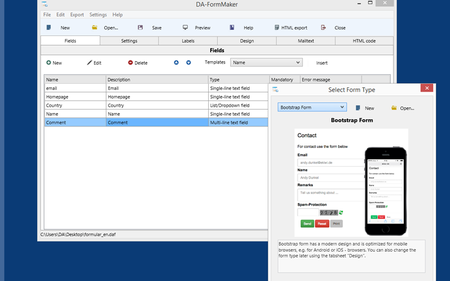 DA-FormMaker 4.2.1 Multilingual