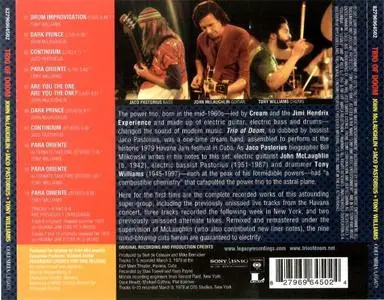 John McLaughlin, Jaco Pastorius, Tony Williams - Trio of Doom (1979) {Columbia}