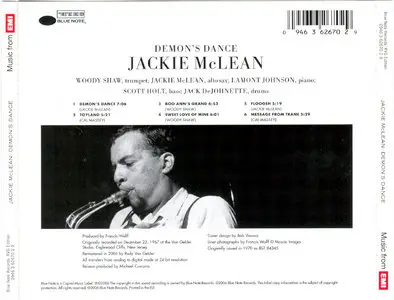 Jackie McLean - Demon's Dance (1967) {RVG Edition 2006}