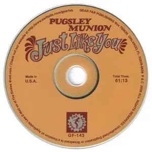 Pugsley Munion - Just Like You (1970) [2000, Remastered with Bonus Tracks]