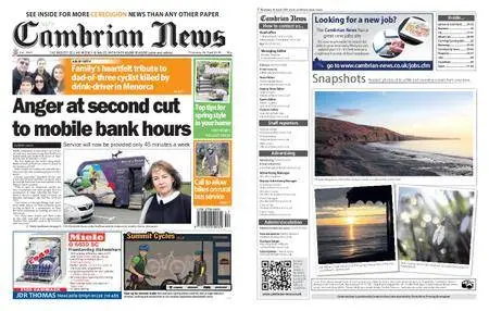 Cambrian News South Ceredigion – 26 April 2018