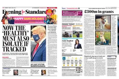 London Evening Standard – May 22, 2020