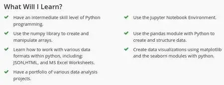 Udemy - Learning Python for Data Analysis and Visualization (Repost)