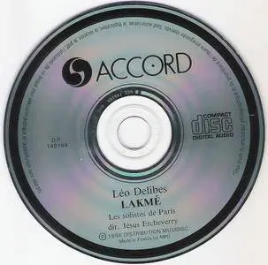 Léo Delibes - Lakmé - Doria - Vanzo - Legros - extraits  ( 1 CD 1986 )
