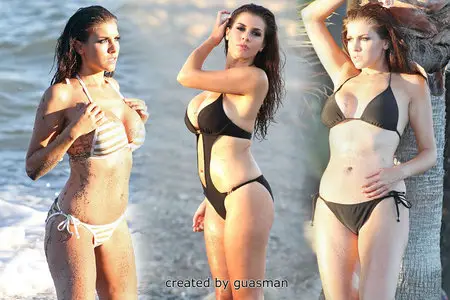 Imogen Thomas - Shooting her 2012 calendar in Lanzarote, Spain January, 2012