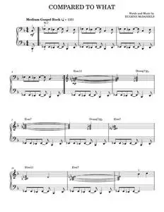 Compared To What (arr. Brent Edstrom) - Les McCann (Piano Solo)