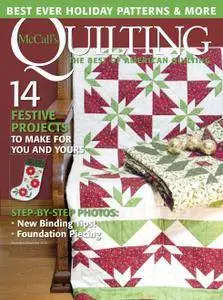 McCall's Quilting - November/December 2016