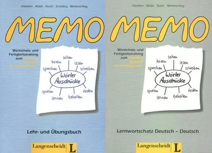 Memo: Lernwortschatz Deutsch-Deutsch, Lehr- und Übungsbuch mit 2 Audio-CD